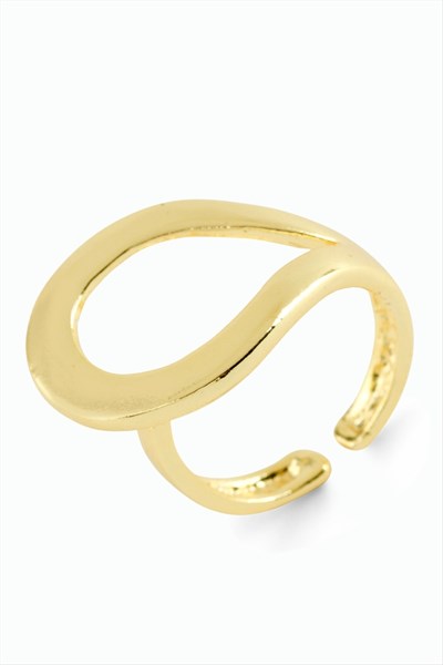 Oval Metal Yüzük