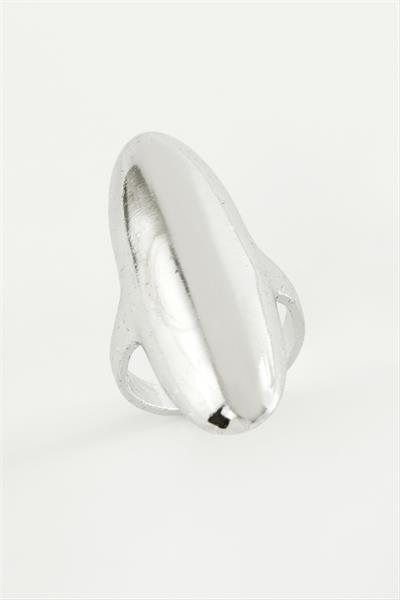 Oval Metal Yüzük