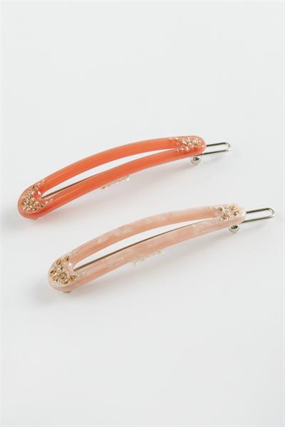 Oval Taşlı Klipsli Toka