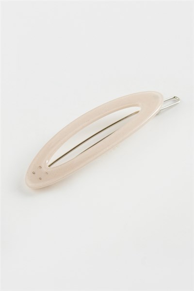 Oval Taşlı Klipsli Toka