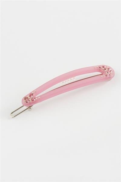 Oval Taşlı Klipsli Toka