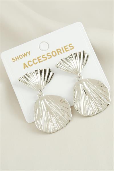 Oval Trend Metal Küpe