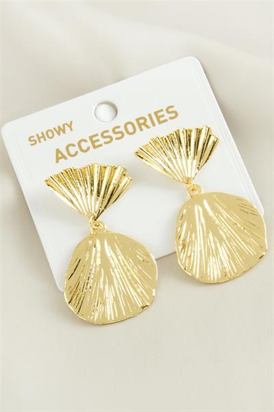 Oval Trend Metal Küpe