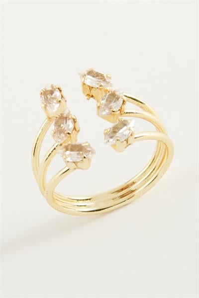 Oval Zirkon Taşlı Yüzük