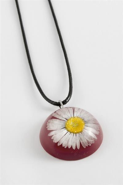 Papatya Epoksi Kolye