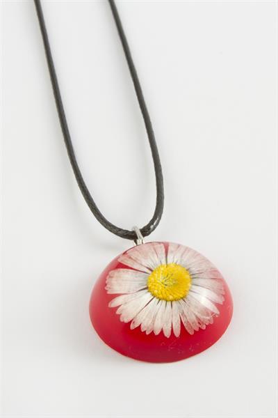 Papatya Epoksi Kolye