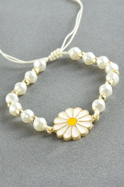 Papatya İnci Bileklik