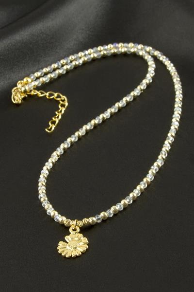 Papatya Kristal Kolye