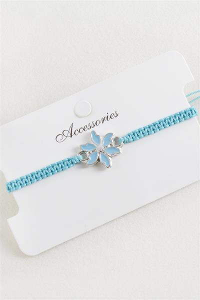 Papatya Makrome Örgülü Bileklik