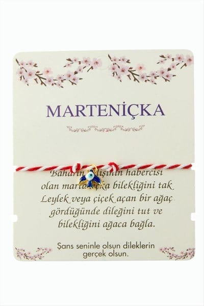 Papatya Marteniçka İp Bileklik