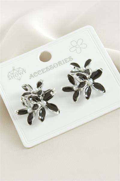 Papatya Mineli Küpe