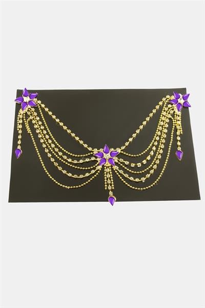 Papatya Şerit Taşlı Alınlık