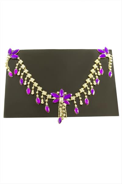 Papatya Şerit Taşlı Alınlık