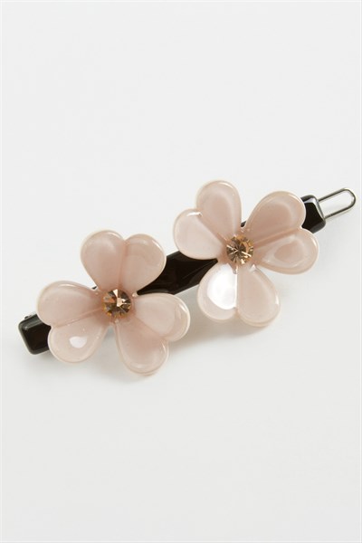 Papatya Taşlı Klipsli Toka