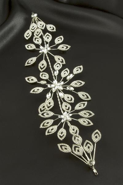 Papatya Taşlı Saç Aksesuarı