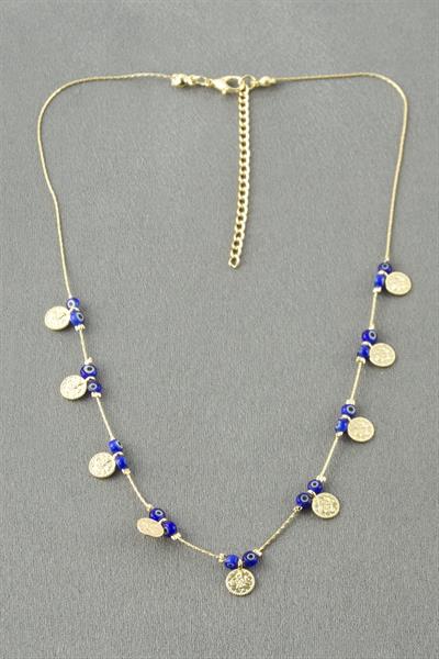 Paralı Boncuk Nazar Kolye