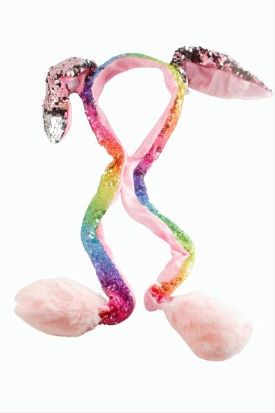 Peluş Hareketli Işıklı Tavşan Taç