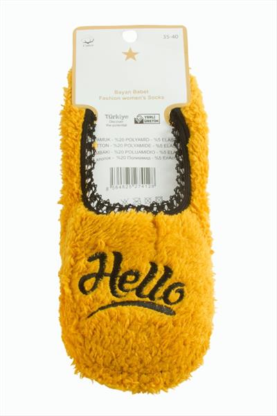 Peluş Polarlı Patik