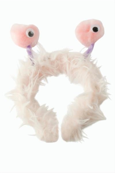 Ponpon Gözlü Tüylü Taç