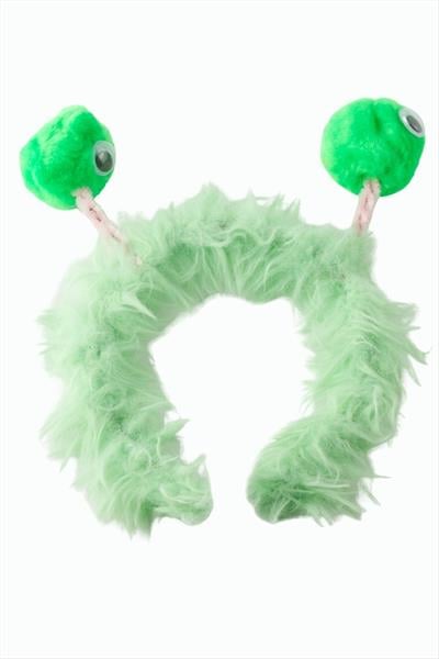 Ponpon Gözlü Tüylü Taç