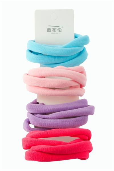 Renkli Havlu Lastikli Toka 4 Adet