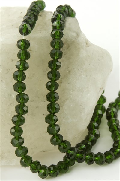 Renkli Kristal Dizi Taş 6 mm