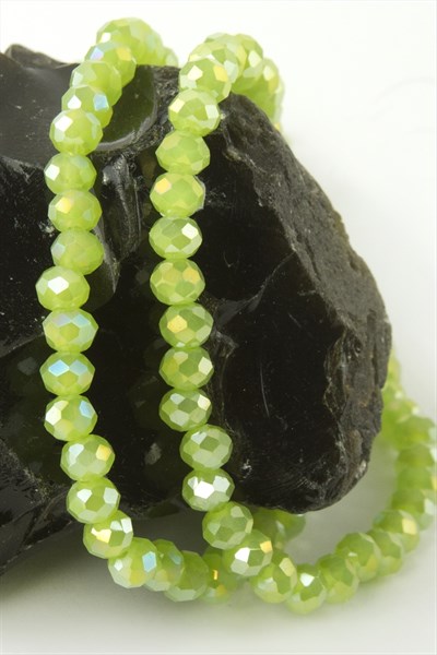 Renkli Kristal Dizi Taş 6 mm