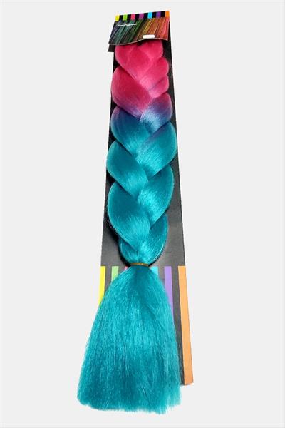 Renkli Örgülü Saç