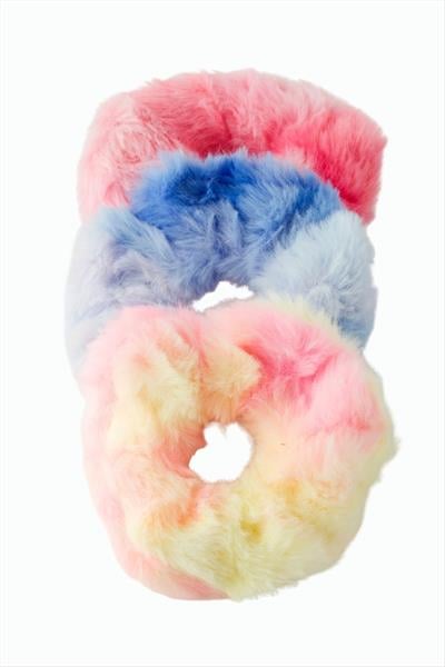 Renkli Tüylü Simit Toka 1 Adet