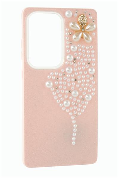 Samsung A26 5G Kelebek İnci Taşlı Kapak Kılıfc