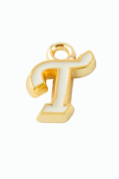 Sarı Renkli Püskül Kolye Ucu Harf