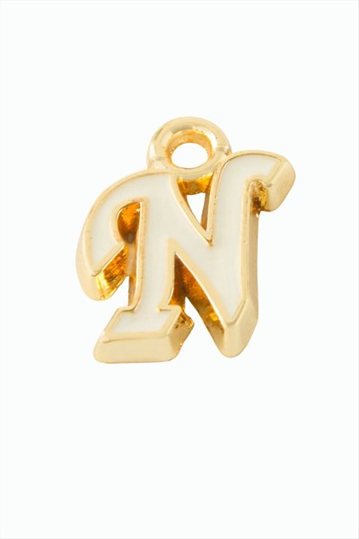 Sarı Renkli Püskül Kolye Ucu Harf