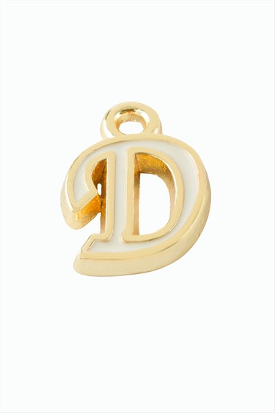 Sarı Renkli Püskül Kolye Ucu Harf