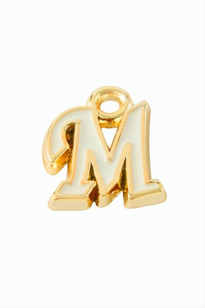 Sarı Renkli Püskül Kolye Ucu Harf