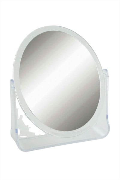 Şeffaf Renkli Oval Masa Aynası 20 cm