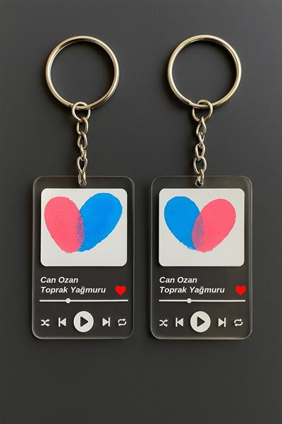 Sevgili Parmak İzli Anahtarlık Yapma Seti