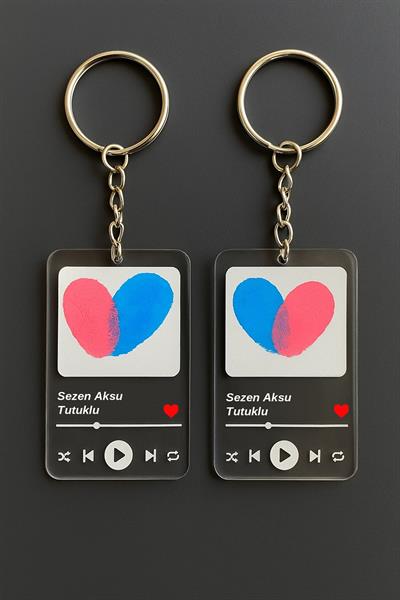 Sevgili Parmak İzli Anahtarlık Yapma Seti