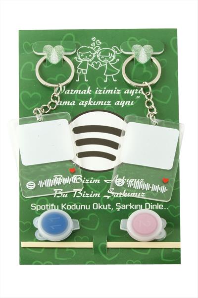 Sevgili Parmak İzli Anahtarlık Yapma Seti