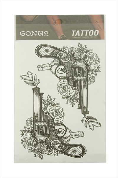 Silah Tattoo Dövme Sticker