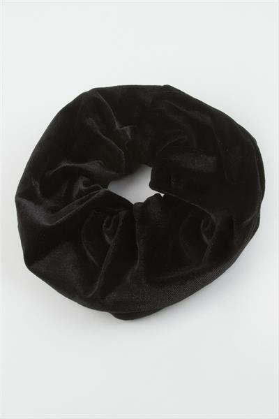 Siyah Renkli Kadife Simit Toka 8 cm