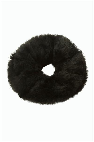 Siyah Renkli Tüylü Simit Toka