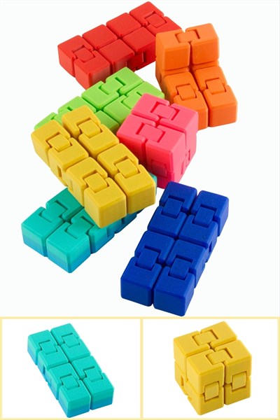 Sonsuz Küp 3D Baskılı Fidget İnfinty Aparatı