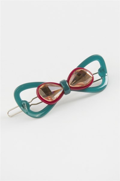 Sonsuzluk Taşlı Klipsli Toka