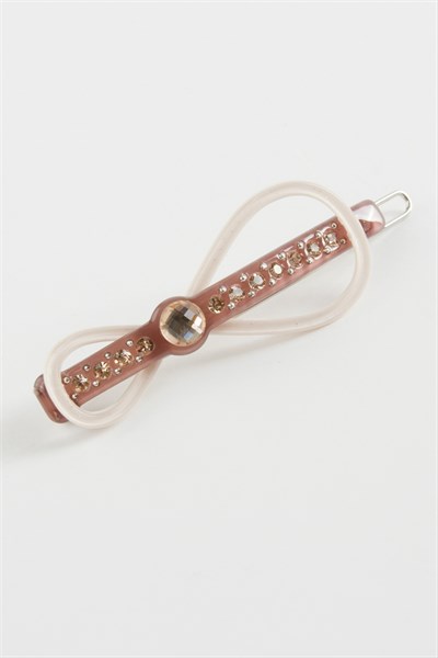 Sonsuzluk Taşlı Klipsli Toka