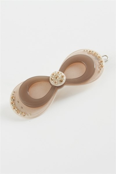 Sonsuzluk Taşlı Klipsli Toka