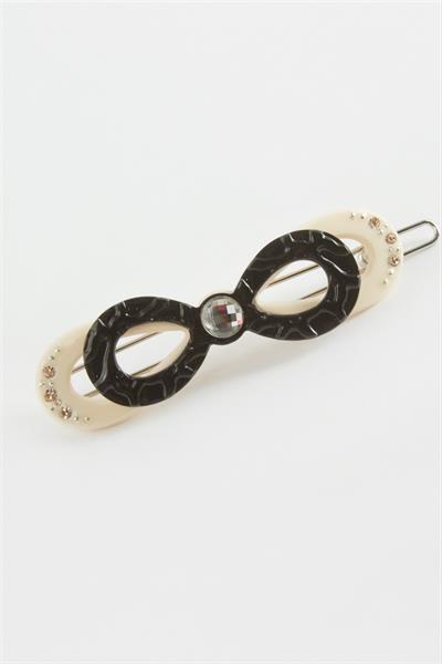 Sonsuzluk Taşlı Klipsli Toka