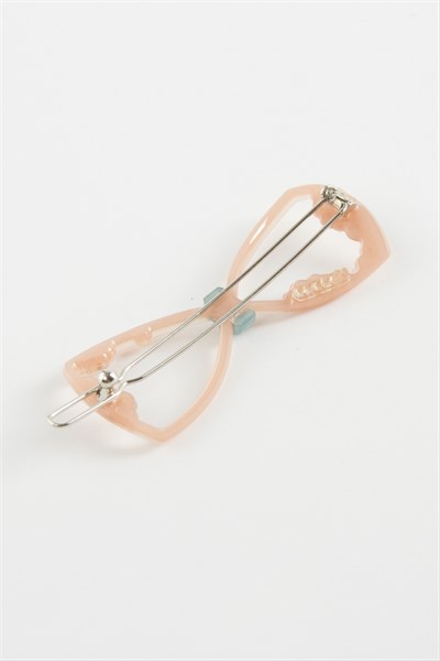 Sonsuzluk Taşlı Klipsli Toka