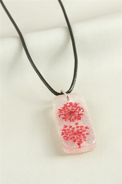 Sultanotu Dikdörtgen Epoksi Kolye