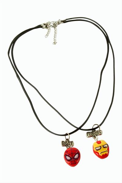 Süper Kahramanlar Arkadaşlık Kolyeleri (Çift Kolye)