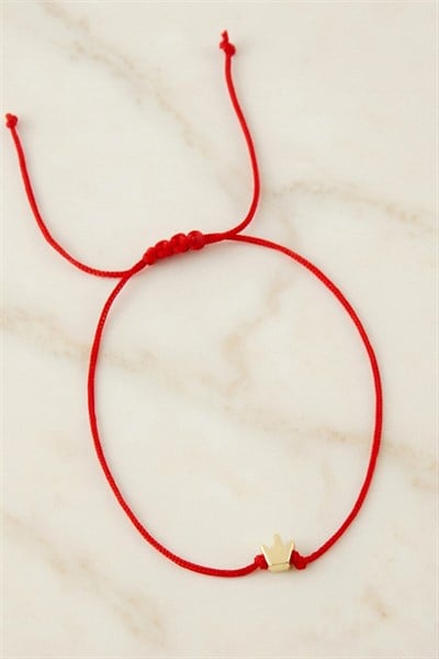 Taç Makrome İp Bileklik